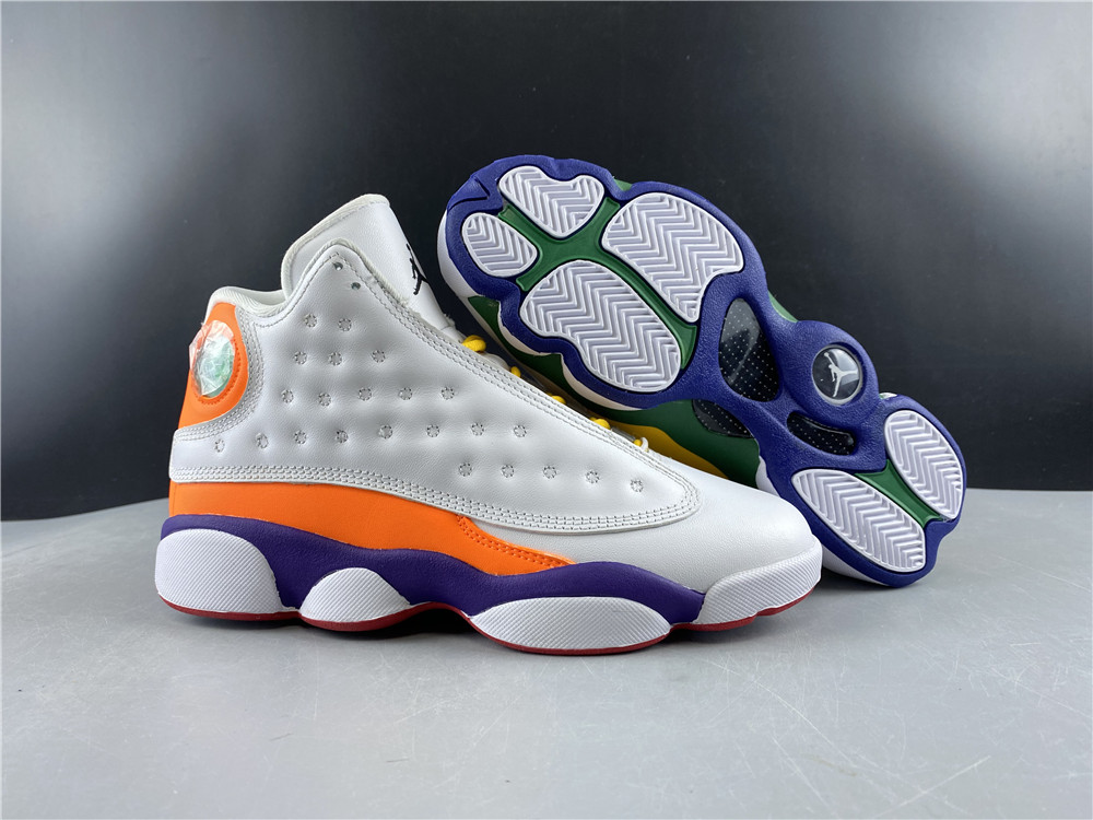 Air Jordan 13 GS Playground Whhite Orange Yellow Blue Shoes